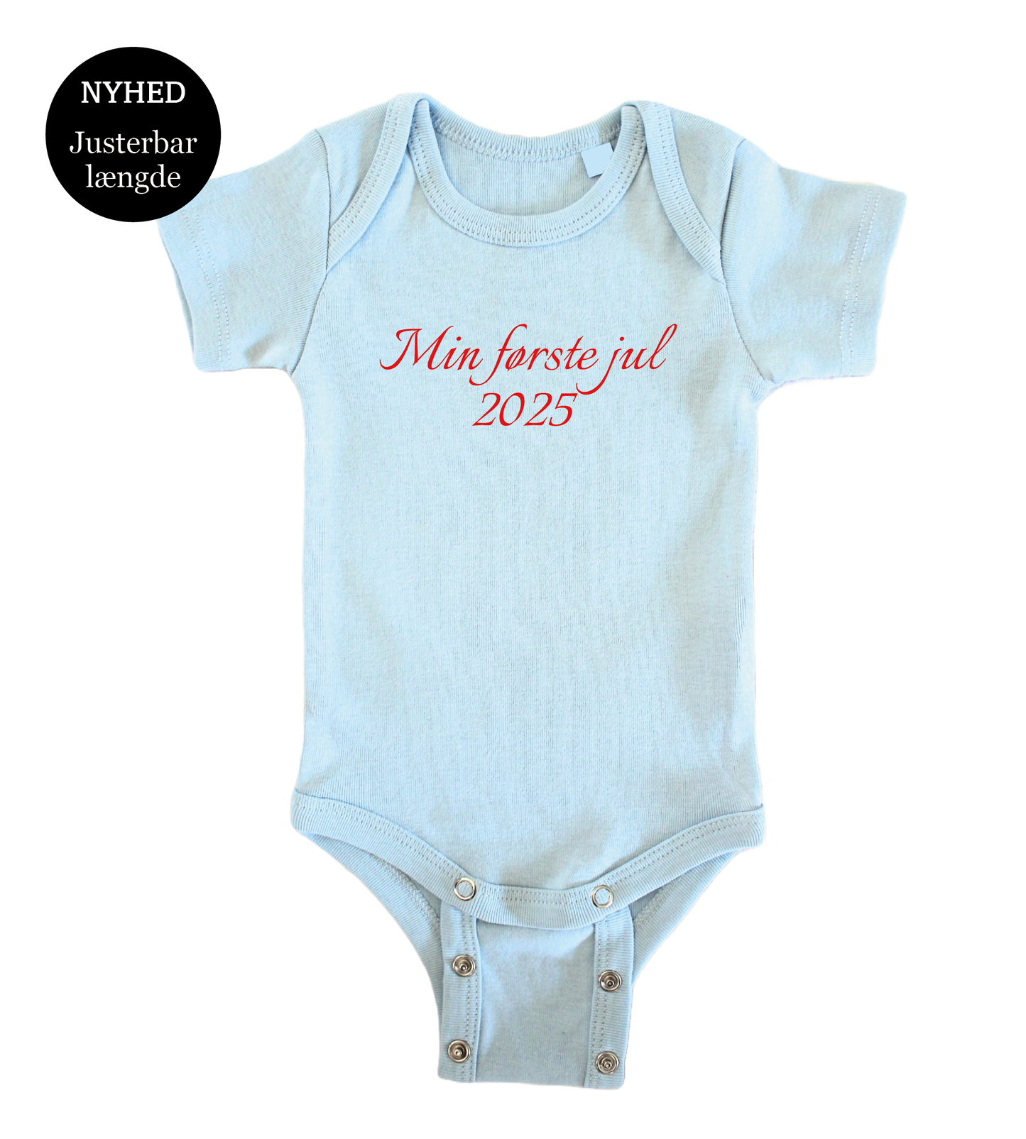 Jule baby bodystocking - Min første jul 2025 tekst