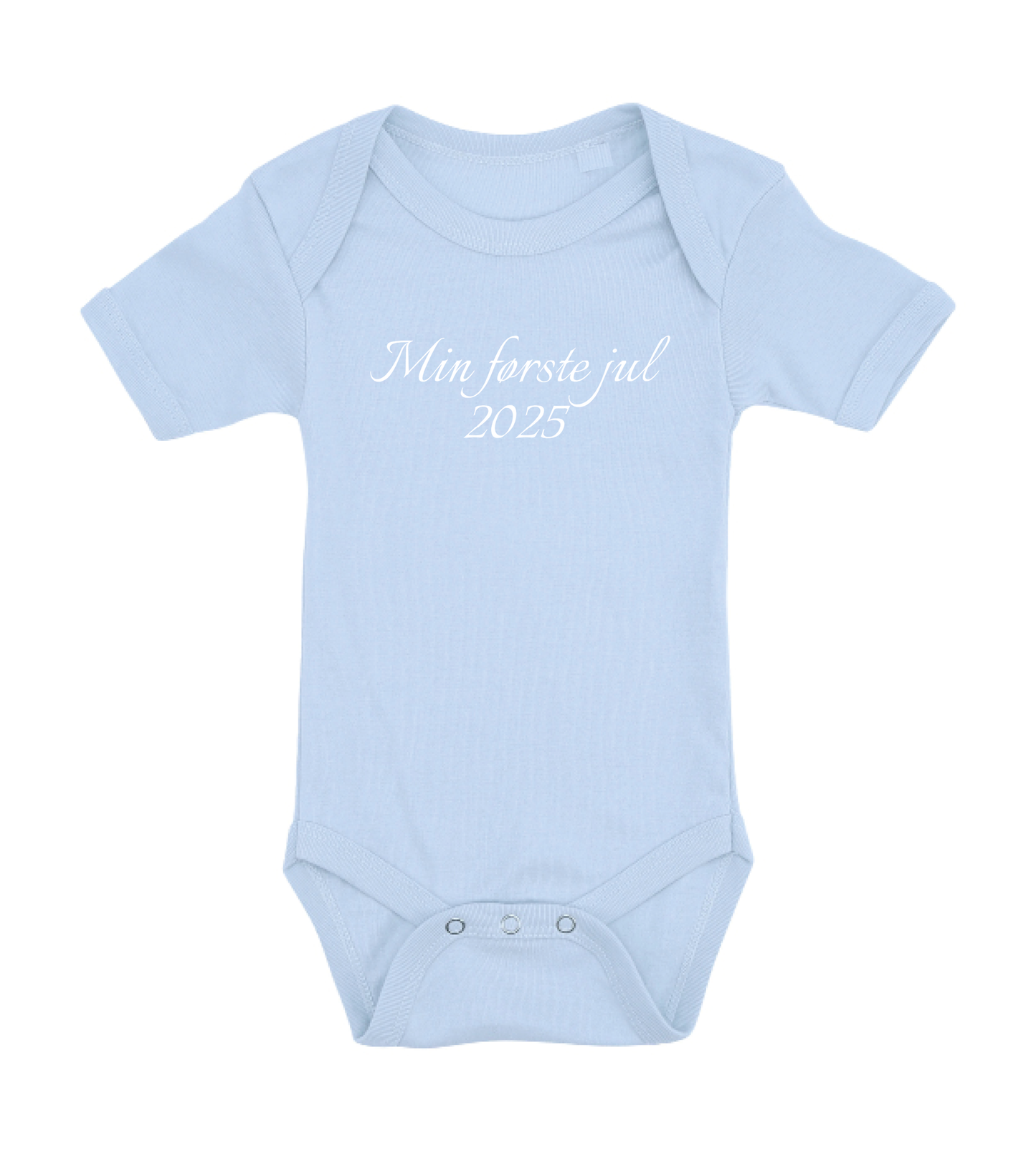 Jule baby bodystocking - Min første jul 2025 tekst