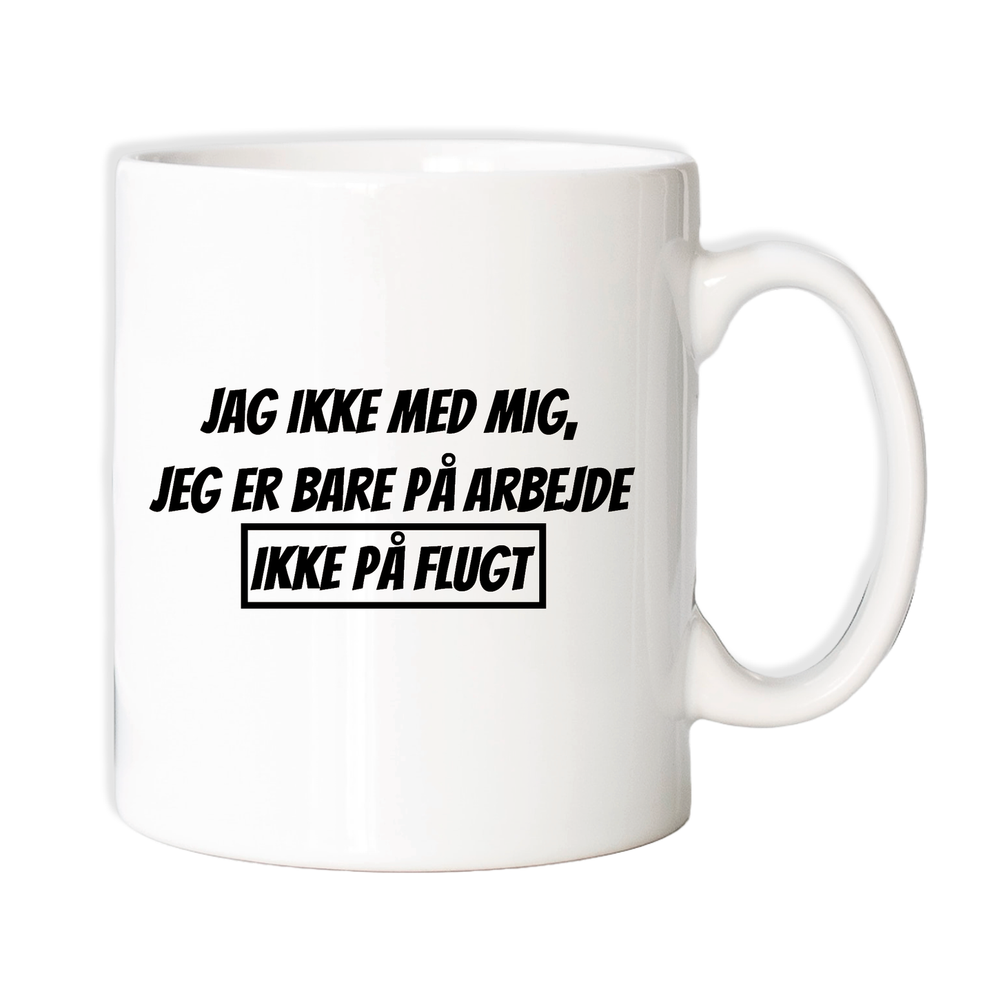 Krus - Jag ikke med mig, jeg er bare på arbejde , ikke på flugt