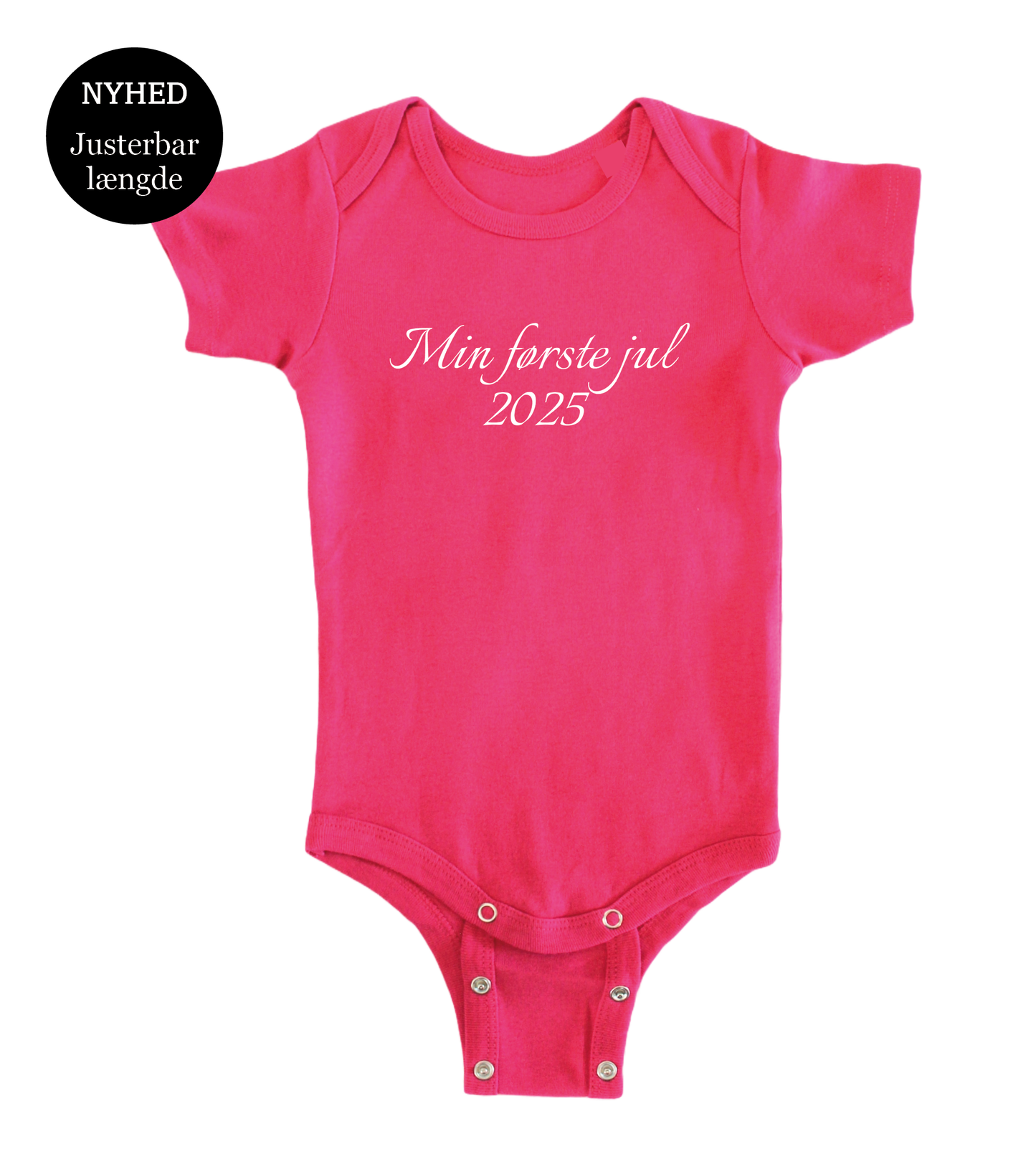 Jule baby bodystocking - Min første jul 2025 tekst