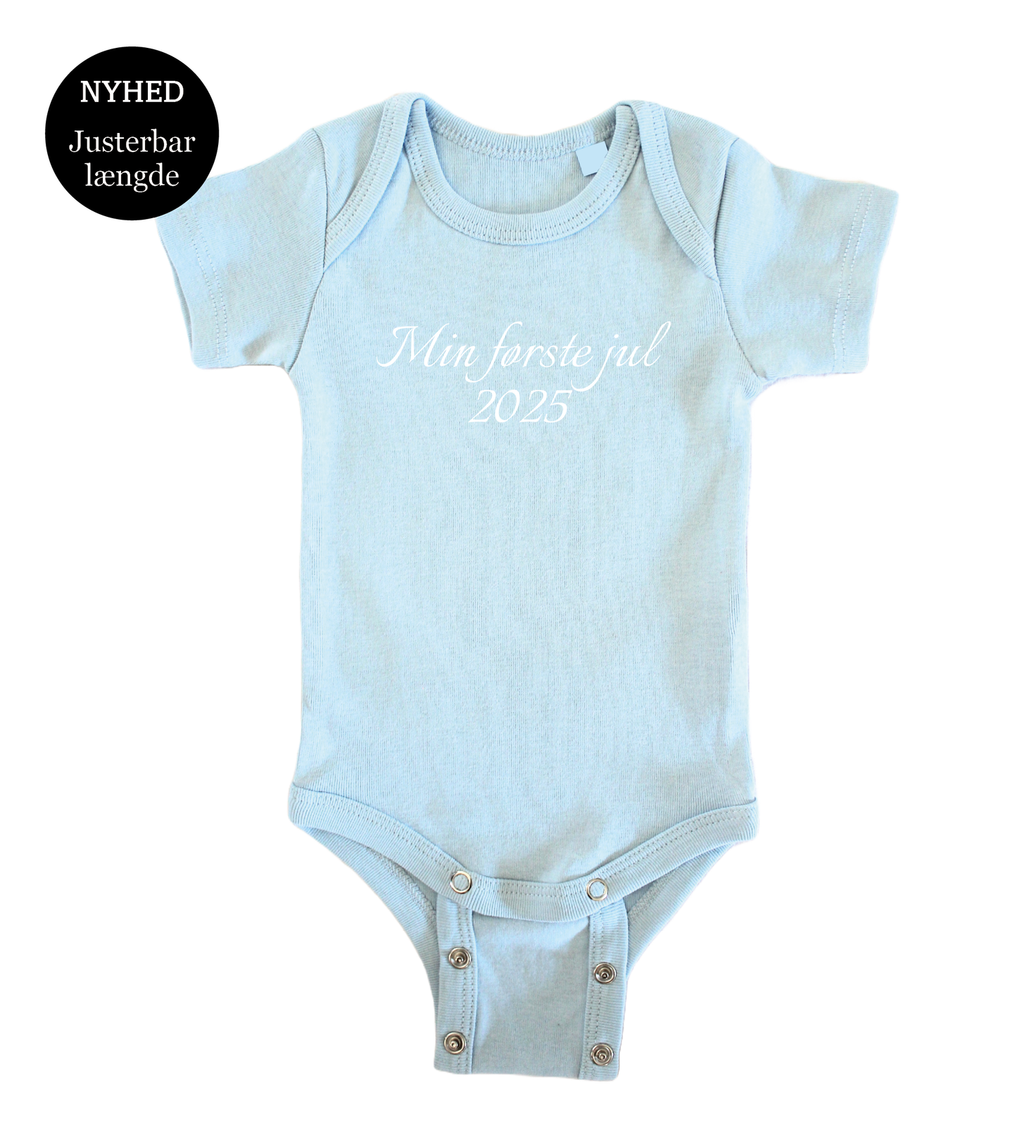 Jule baby bodystocking - Min første jul 2025 tekst
