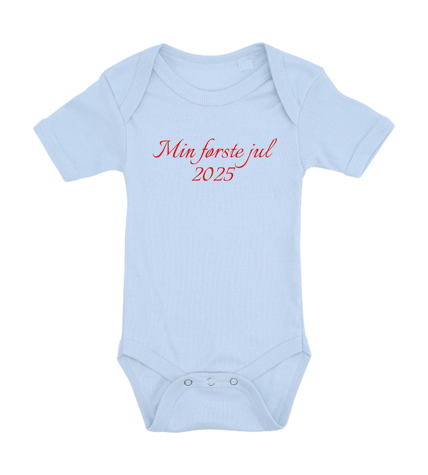 Jule baby bodystocking - Min første jul 2025 tekst