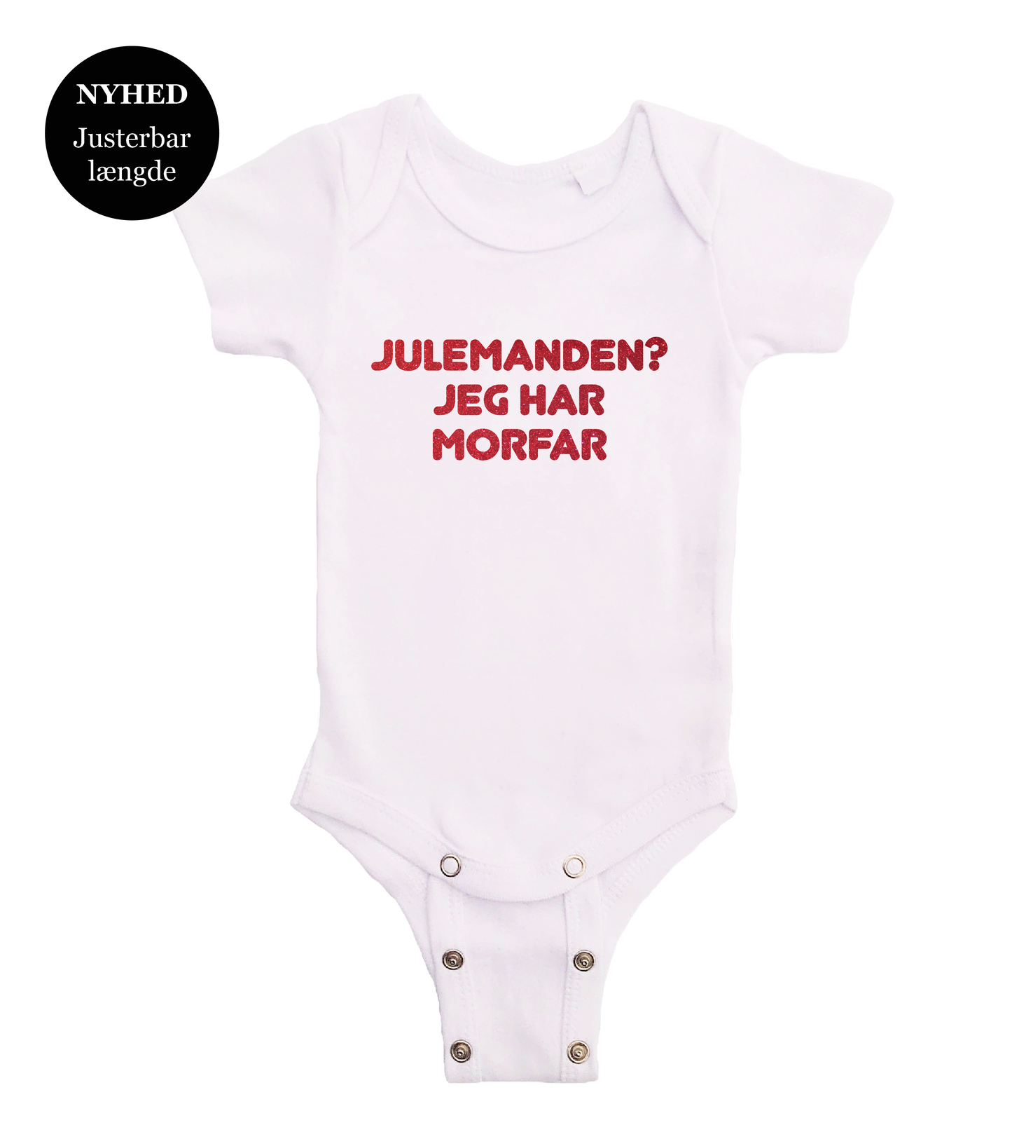 Jule baby bodystocking - Julemanden? jeg har Morfar