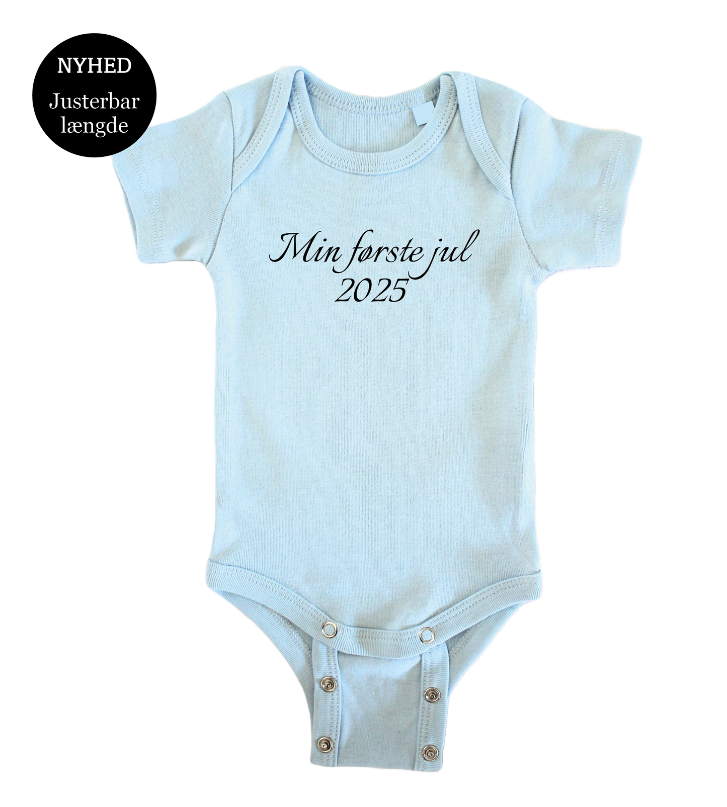 Jule baby bodystocking - Min første jul 2025 tekst