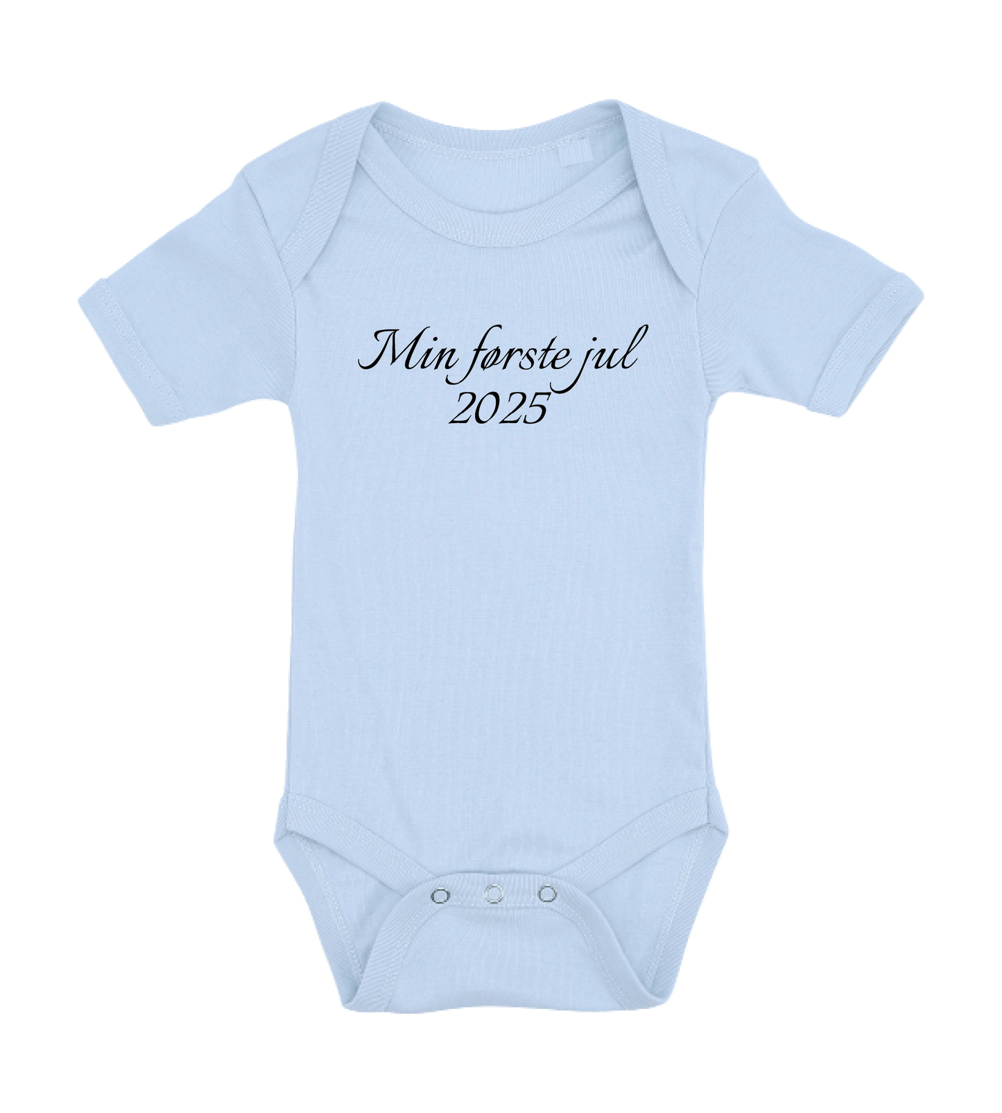 Jule baby bodystocking - Min første jul 2025 tekst