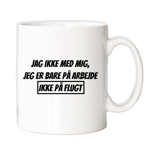 Krus - Jag ikke med mig, jeg er bare på arbejde , ikke på flugt