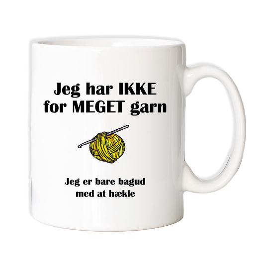 Krus - Jeg har ikke for meget garn, jeg er bare bagud med at HÆKLE