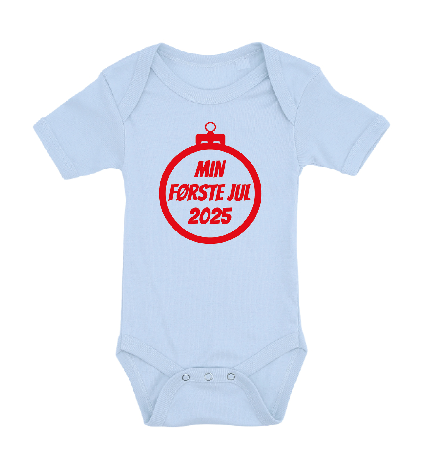 Jule baby bodystocking - Min første jul 2025 julekugle
