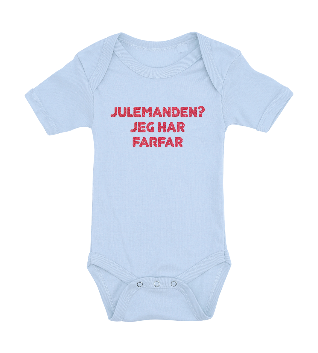 Jule Baby bodystocking - Julemanden? jeg har Farfar