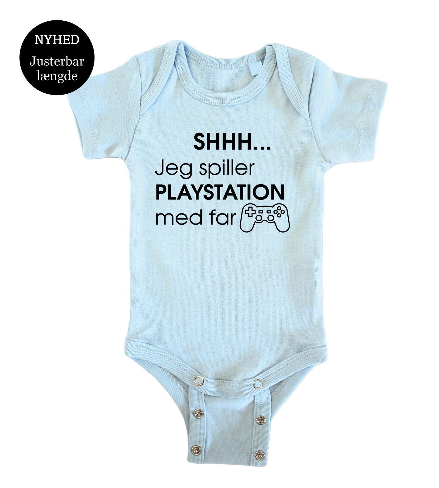 Baby bodystocking - Shhh jeg spiller playstation med far