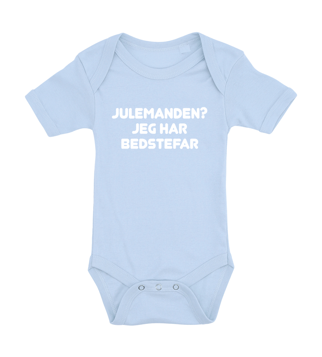 Jule baby bodystocking - Julemanden? jeg har bedstefar