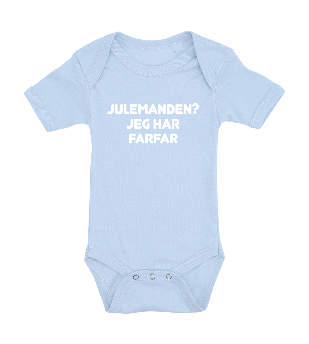 Jule Baby bodystocking - Julemanden? jeg har Farfar