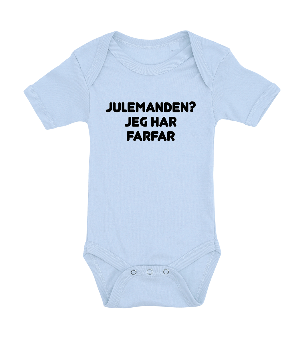 Jule Baby bodystocking - Julemanden? jeg har Farfar
