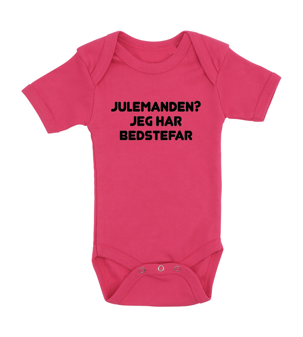 Jule baby bodystocking - Julemanden? jeg har bedstefar